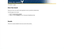 Tablet Screenshot of knoxcouncil.smartygrants.com.au