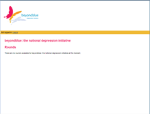 Tablet Screenshot of beyondblue.smartygrants.com.au