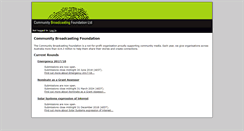 Desktop Screenshot of cbf.smartygrants.com.au