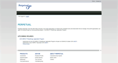 Desktop Screenshot of perpetual.smartygrants.com.au